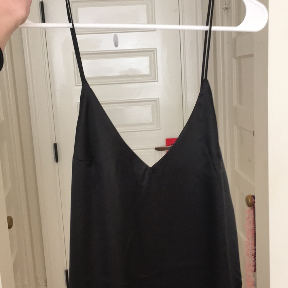 Black Silk Slip Dress⚡️⚡️